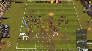 Blood Bowl 2. ЛМС. Хуманы - Орки.