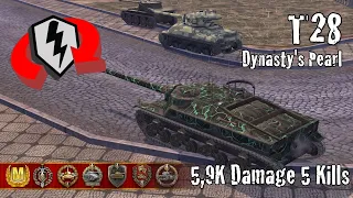 T28  |  5,9K Damage 5 Kills  |  WoT Blitz Replays