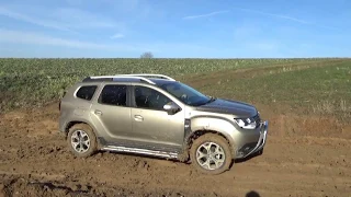 Dacia Duster Mazda CX5 on muddy roads