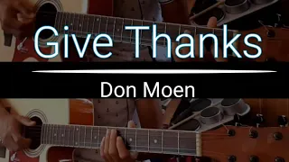Give Thanks ( With a grateful heart ) - Don Moen / Lyrics | Chords