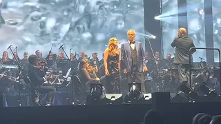 RED singing Canto Della Terra Duet with Andrea Bocelli in Krakow 2022
