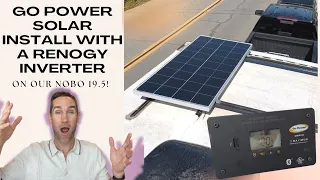 Go Power solar install on No Boundaries RV