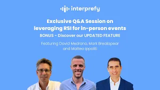 Exclusive Interpreter and LSPs Q&A session