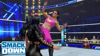 WWE 2K23 SMACKDOWN - KELLY ROY VS SHAYNA BASZLER (LANA AT RINGSIDE)