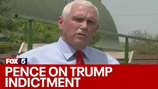 Pence reacts to Trump arraignment | FOX 5 News