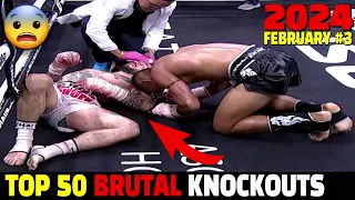Top 50 Knockouts of February 2024 #3 (Muay Thai•MMA•Kickboxing•Boxing)