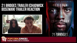 21 Bridges TRAILER (Chadwick Boseman) - The Popcorn Junkies Movie Reaction