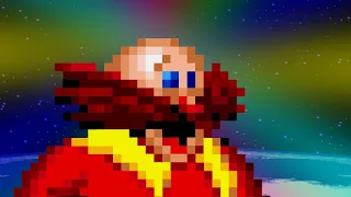 Eggman Boss Calamity & Knuckles _ Sonic sprite animation