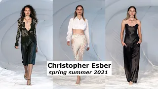 Кристофер Эсбер коллекция весна лето 2021 / Christopher Esber fashion show spring summer  2021