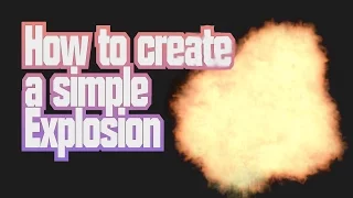 How To Create A Simple Explosion - Blender tutorial