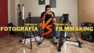 TRÍPODE de VÍDEO vs.TRÍPODE de FOTOGRAFÍA