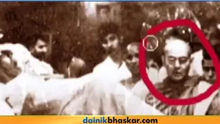 Subhas Chandra Bose Visiting The Funeral Of Nehru