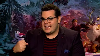 Olaf's Frozen Adventure: Josh Gad "Olaf" Official Interview | ScreenSlam