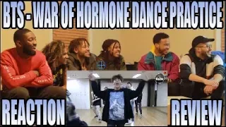 BTS 방탄소년단 - WAR OF HORMONE  DANCE PRACTICE 호르몬 전쟁 REACTION/REVIEW