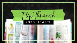 A FULL YEAR of Planning Inspiration! My 2020 Classic Happy Planner Fitness Health Layout Flipthrough