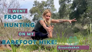 I Went Frog Hunting on my Barefoot Hike! (4K)