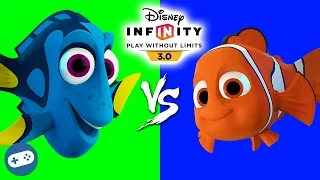 Dory VS Nemo Disney Infinity 3.0 Toy Box Versus