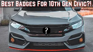 10th Gen Civic Emblem/Badge Install Guide - JDM To Carbon!
