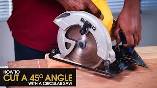 How to Cut a 45 degree Angle with a Circular Saw