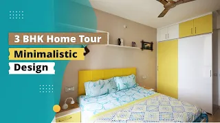 3 BHK Home Interior Design | Minimalist Apartment Tour | Elegant Home Interior Designs | Design Cafe