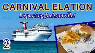 Carnival Elation: Departing Jacksonville, day one festivities! | PART 2, January 2023