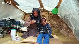 The effort of poor nomadic children to save their mother in an accident