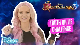 Descendants 3 | Truth Or Lie Challenge ft. Dove Cameron 😱 | Disney Channel UK