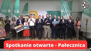 Spotkanie otwarte W. Kosiniaka-Kamysza oraz przewodniczącego Polski2050 Szymona Hołowni - Pałecznica