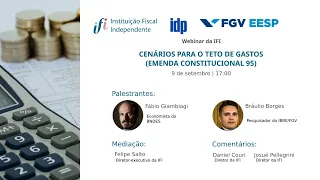 Webinar - Cenários para o teto de gastos (emenda constitucional 95)