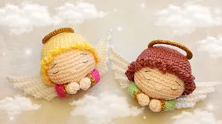 See how to make a beautiful angel in amigurumi 👼🏻 crochet tutorial