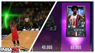 GETTING PINK DIAMOND JAM MASTERS DR.J NBA 2K MOBILE!!