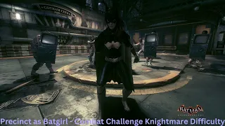 This is how Batgirl should fight in movies... Batman: Arkham Knight (Flawless Combat)