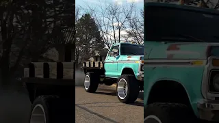 Cummins swap Ford rolling coal!