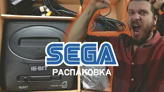 Распаковка Sega Mega Drive 2! Sega с HDMI и Флэш картридж!