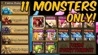 How to Farm Cairos Dungeon? DOTs Explosion GB12 / SF10 & Tricaru DB12 / NB12 / PC10 in Summoners War