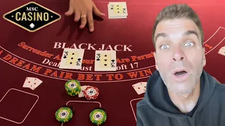 SIDE BET AND SPLITSKI! BAM! #blackjack