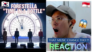 DIDN'T EXPECT THAT!!! FORESTELLA [포레스텔라] - "TIME IN A BOTTLE" REACTION | INDONESIAN REACTS