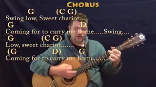 Swing Low, Sweet Chariot (Spiritual) Strum Guitar Cover Lesson in G with Chords/Lyrics