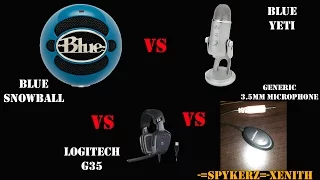 Blue Snowball vs Blue Yeti Microphone Comparison