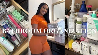 ORGANIZE WITH ME | ORGANIZATION MOTIVATION AND BATHROOM TRANSFORMATION