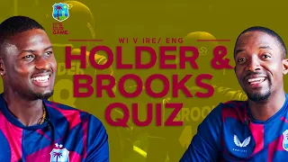 "Even in serious times you are NEVER serious! 😂" | Holder & Brooks Grill Each Other! | West Indies