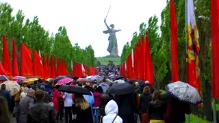 9 МАЯ 2015 - МАМАЕВ КУРГАН -РОДИНА МАТЬ-Главная Высота