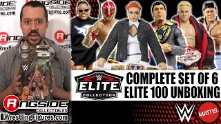 Ringside Collectibles Unboxing: Mattel WWE Elite 100 Full Set of Wrestling Action Figures! 100th SET