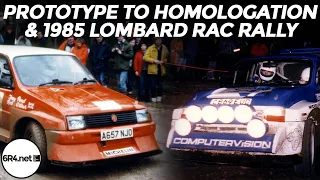 MG Metro 6R4 - From prototype to homologation and the 1985 RAC rally