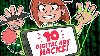 👩‍💻 10 Digital Art Tips (or HACKS) you might not know!