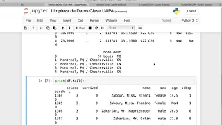 Limpieza de datos con python