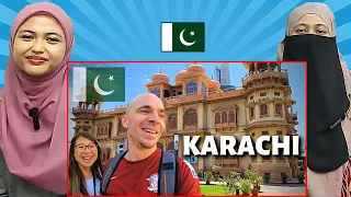 Our FIRST TIME in Karachi 🇵🇰 Pakistan's AMAZING Mega City | Malaysian Girl Reactions