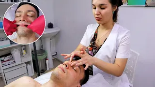 ASMR Deep head and face buccal massage soft spoken | Massage through my mouth (training)