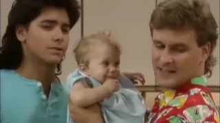 Full House - Jesse and Joey changing Michelle's diaper