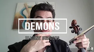 TUTORIAL Como tocar "Demons" Imagine Dragons ( Simplificado) violino.